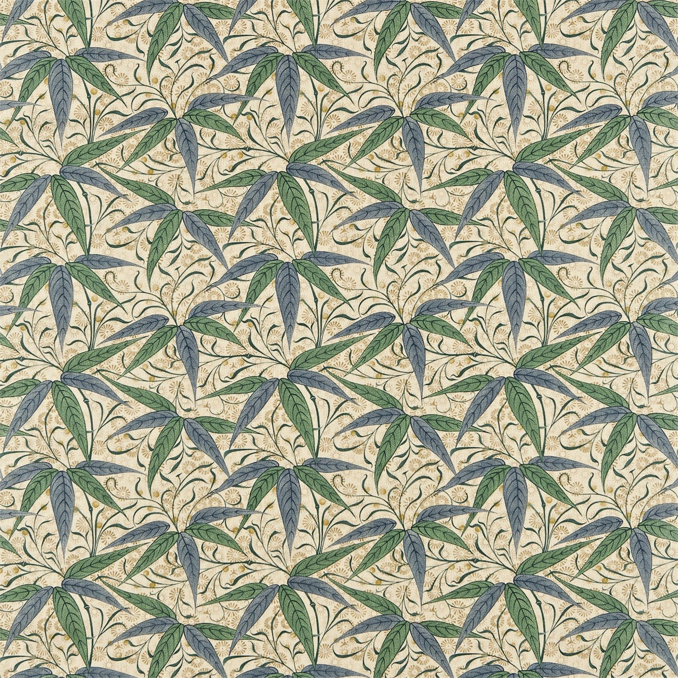 MORRIS & CO Bamboo Fabric Leaves , Trees Thyme,Artichoke - DARP222526
