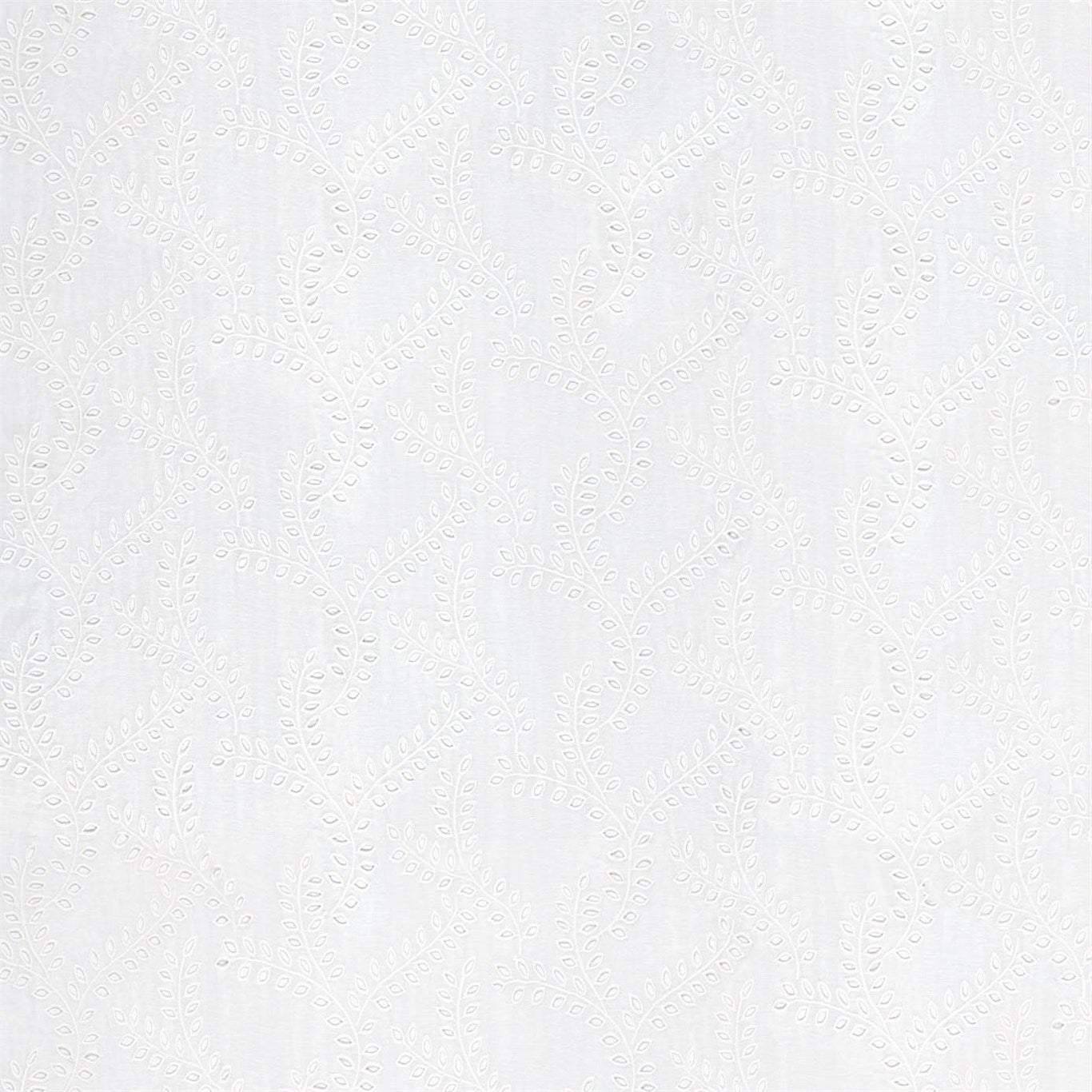 SANDERSON Trailing Jenny Fabric Leaves , Trees Chalk - DBAY236123