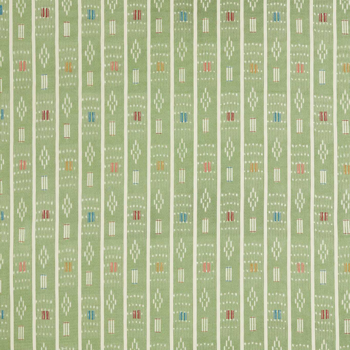 SANDERSON Safar Fabric Abstract, Graphic Cardamom - DBOT237528