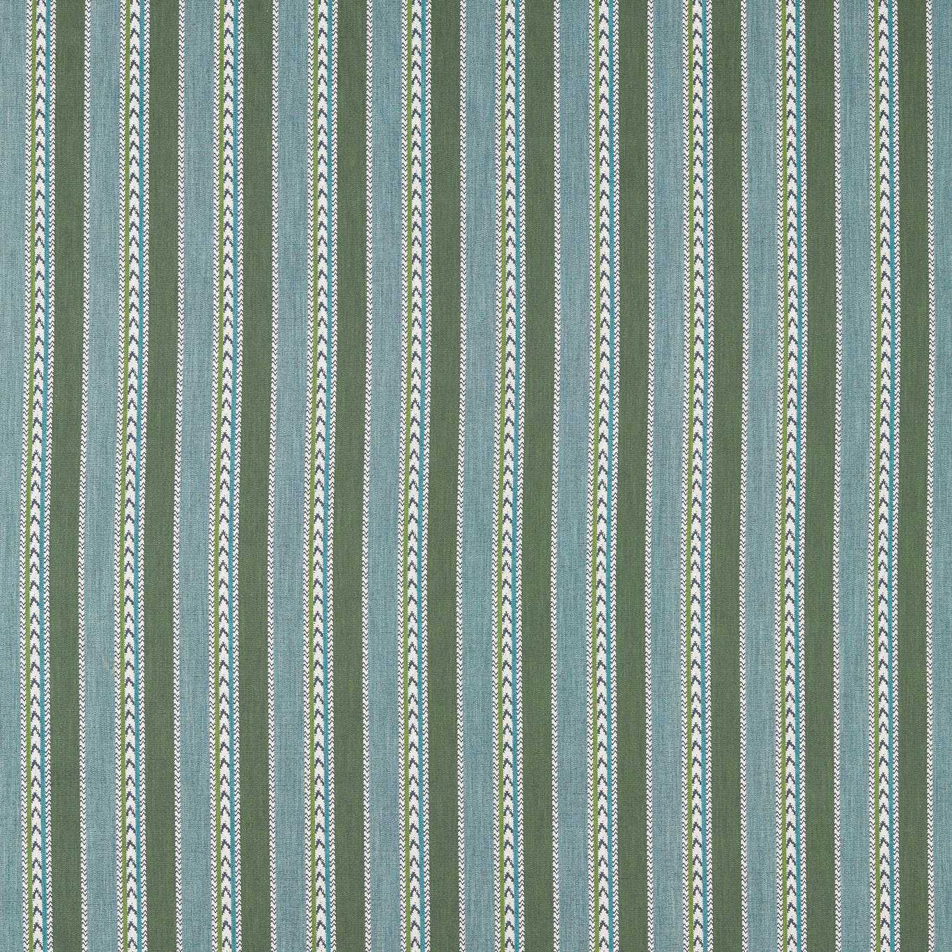 SANDERSON Belari Fabric Abstract, Graphic Spirulina,Lagoon - DBOT237533