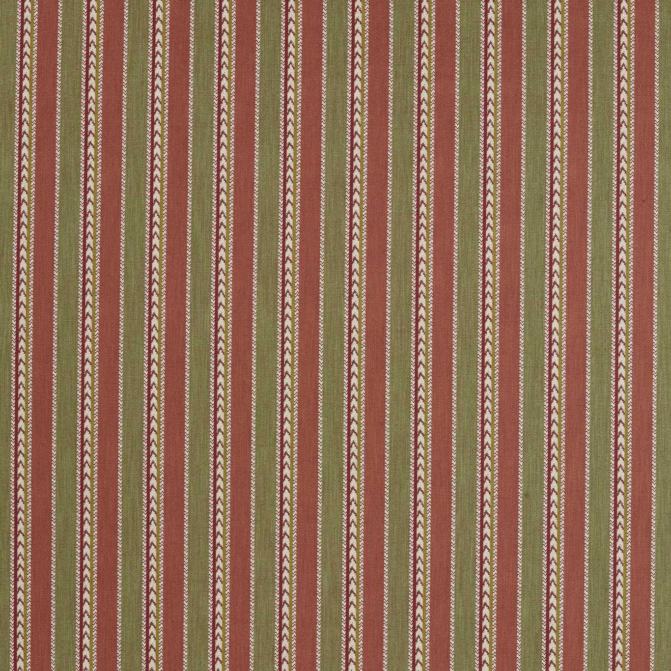 SANDERSON Belari Fabric Abstract, Graphic Avocado,Aleppo Pepper - DBOT237535