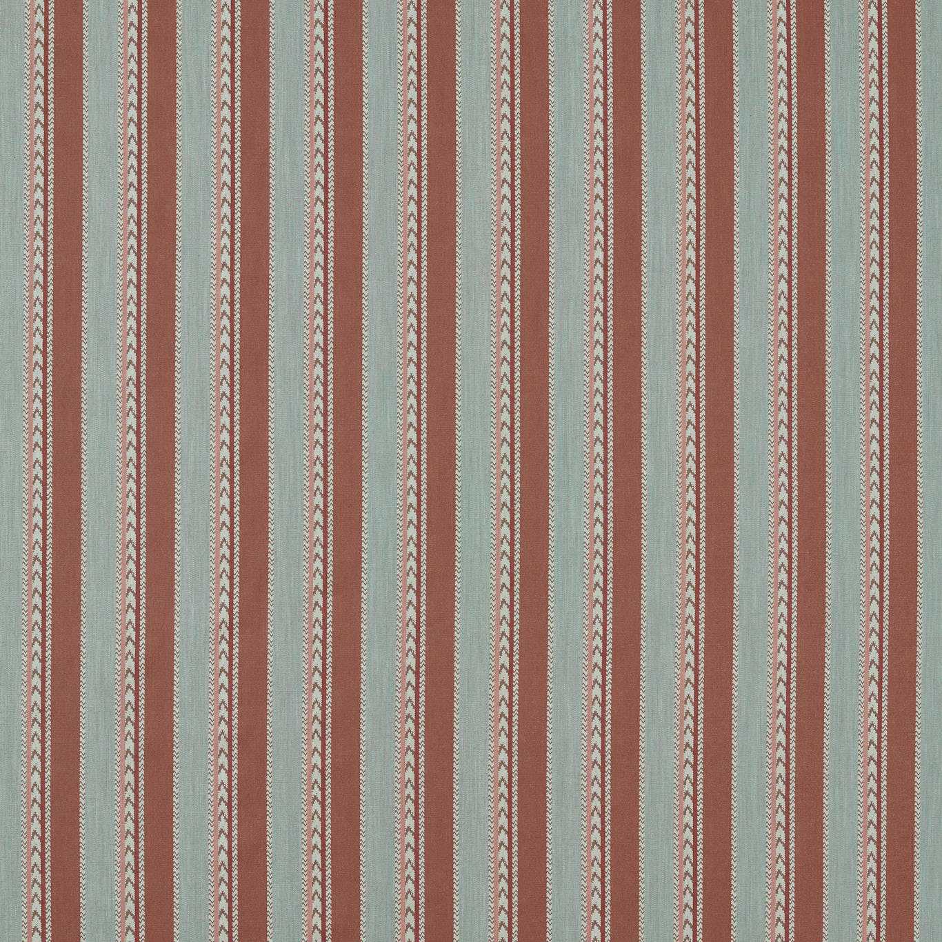 SANDERSON Belari Fabric Abstract, Graphic Harissa,Aegean Blue - DBOT237536