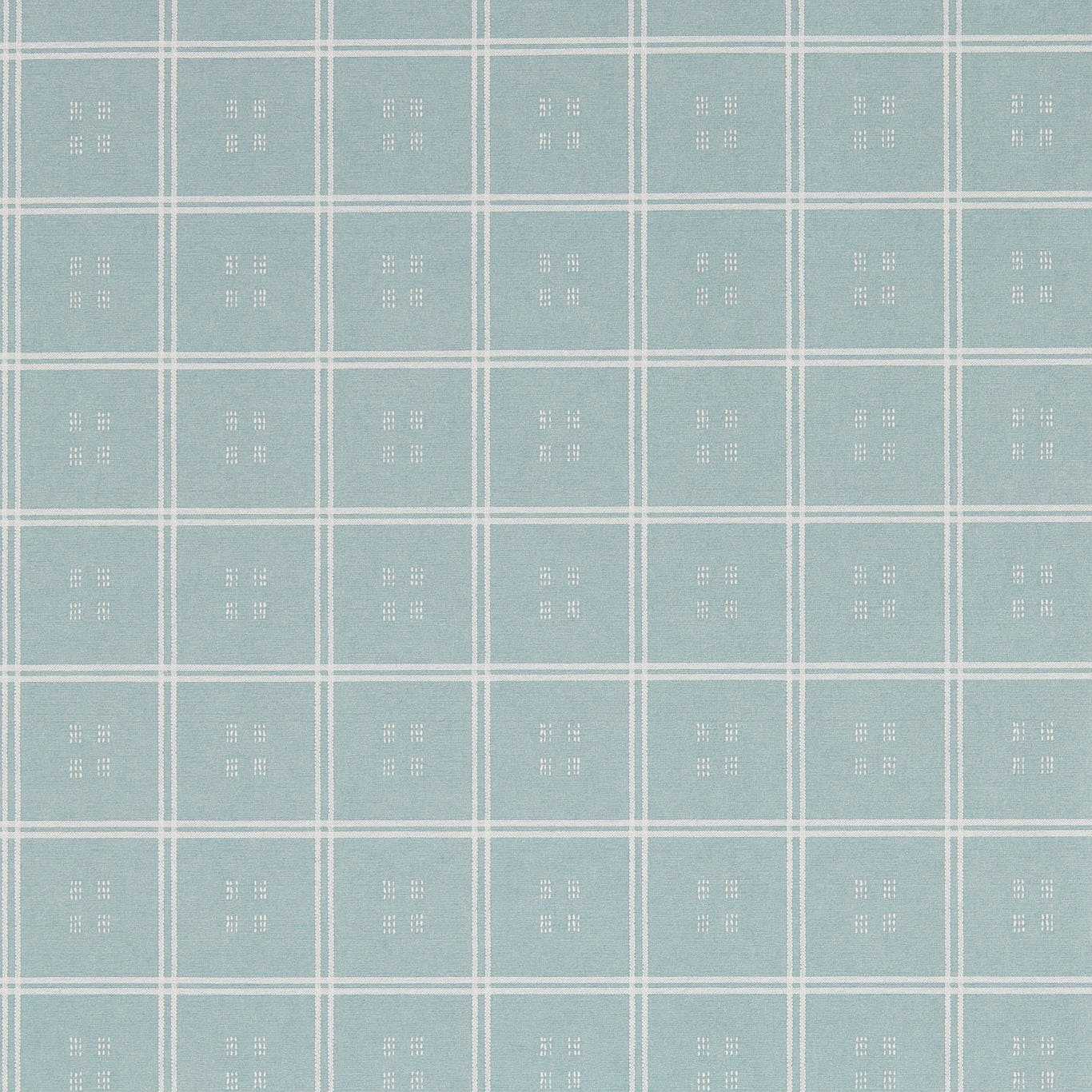 SANDERSON Malay Wallpaper Checks Porcelain - DBOW217455