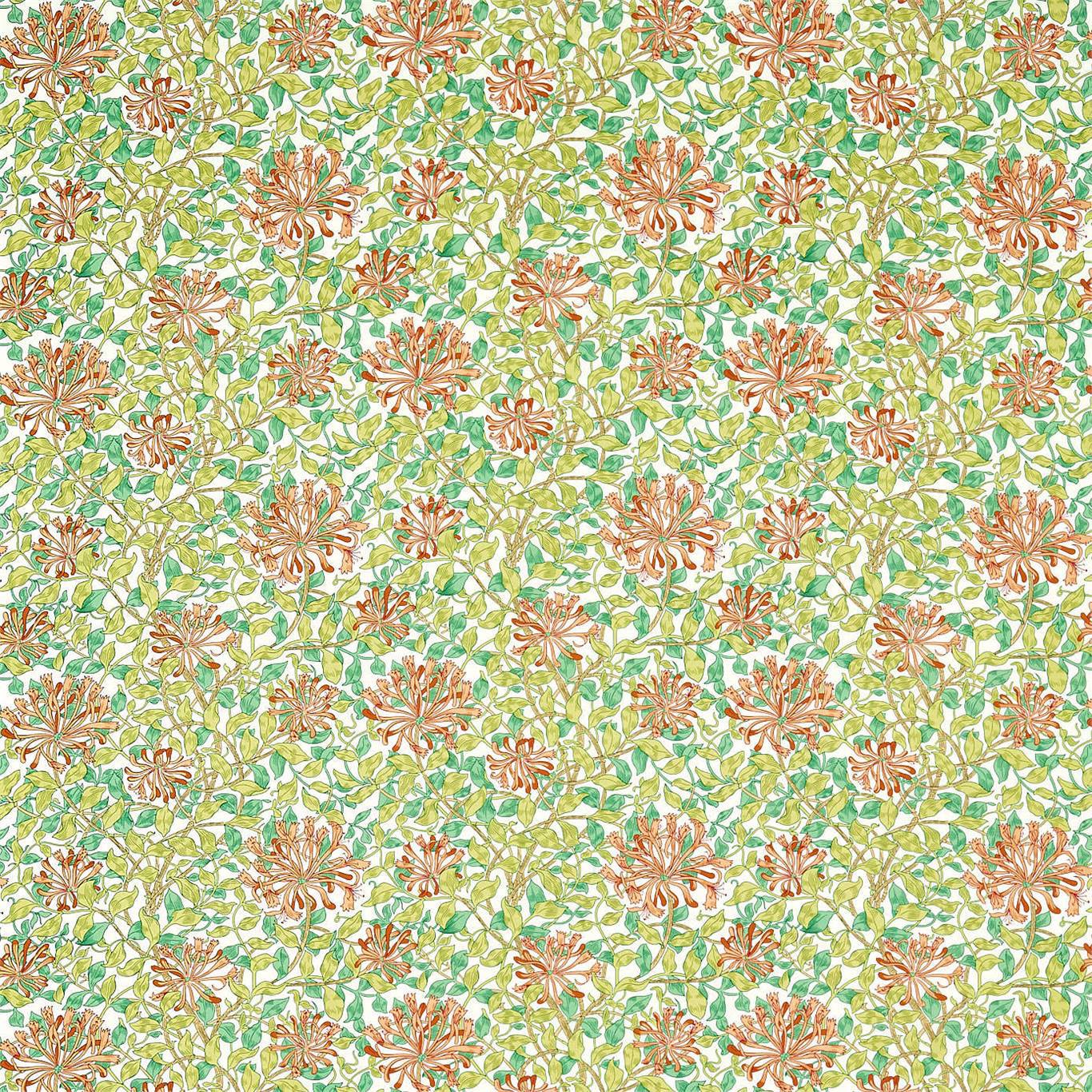 MORRIS & CO Honeysuckle Fabric Classic Floral Summer - DBPF226850