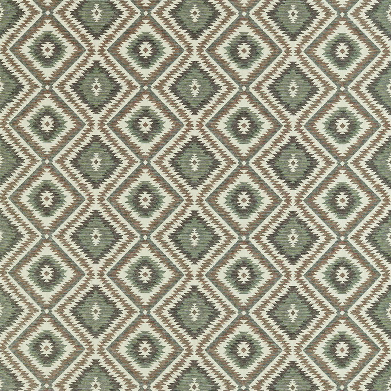 SANDERSON Kelim Fabric Geometric Opal - DCAC236915