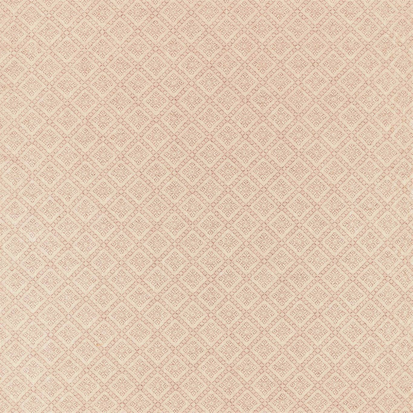 SANDERSON Baroda Fabric Geometric Coral - DCAC236916