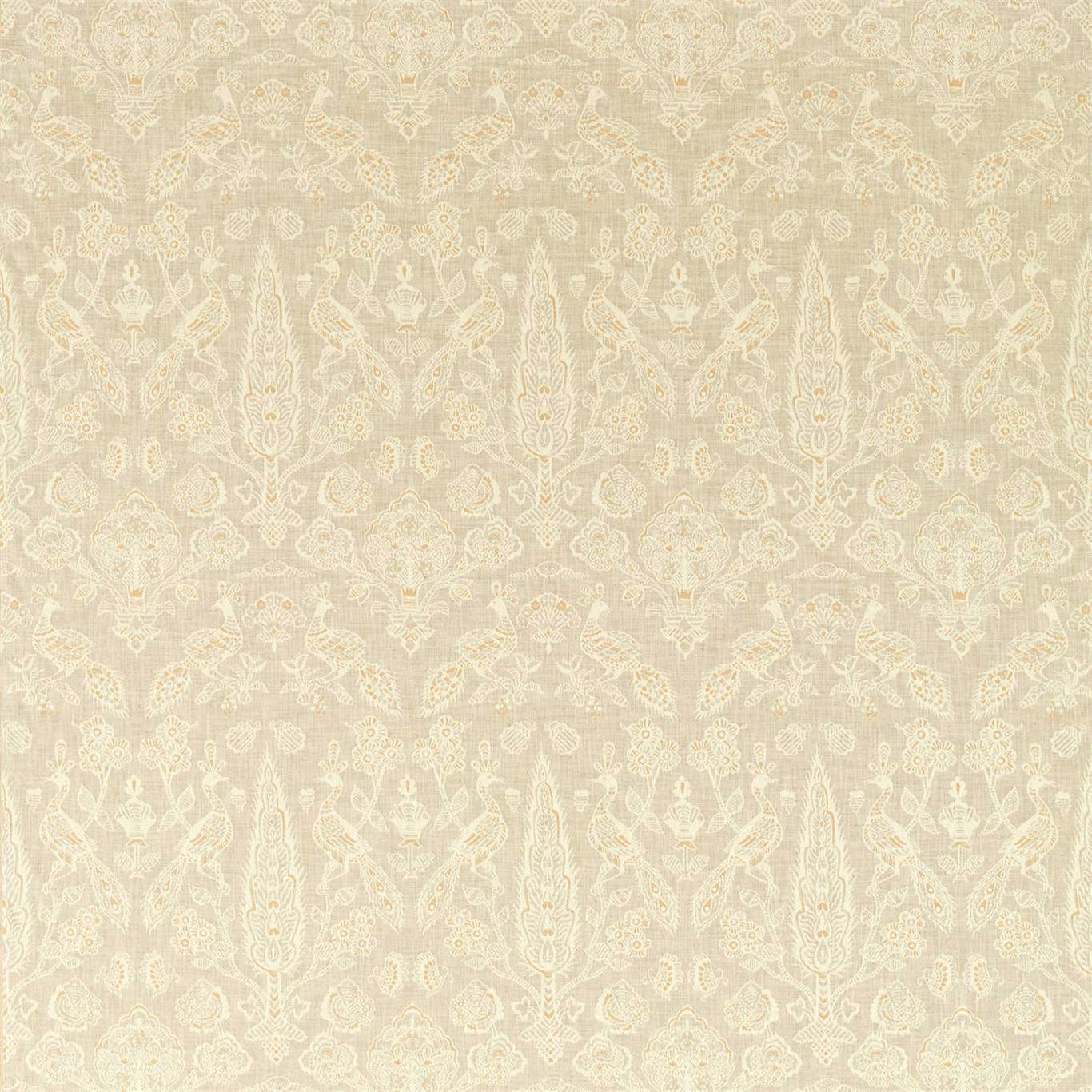 SANDERSON Tamizart Fabric Birds Sandbank - DCAC236920