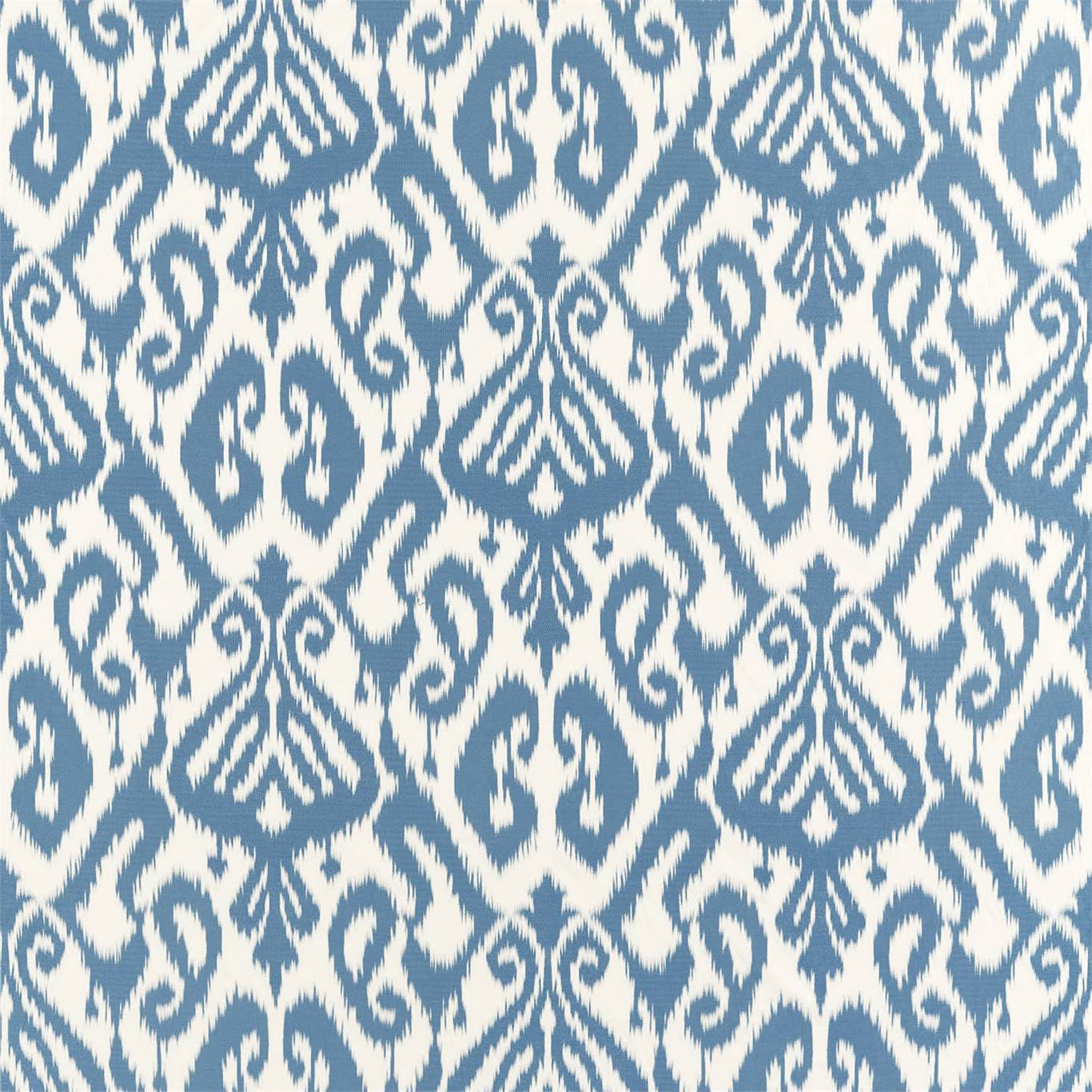 SANDERSON Kasuri Weave Fabric Abstract , Graphic Indigo - DCEF236894