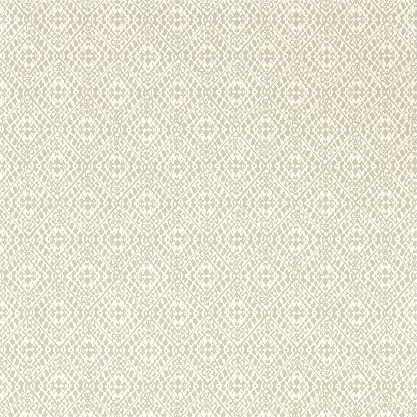 SANDERSON Pinjara Trellis Wallpaper Geometric Dove Rotary Printed Wallpaper - DCPW216788