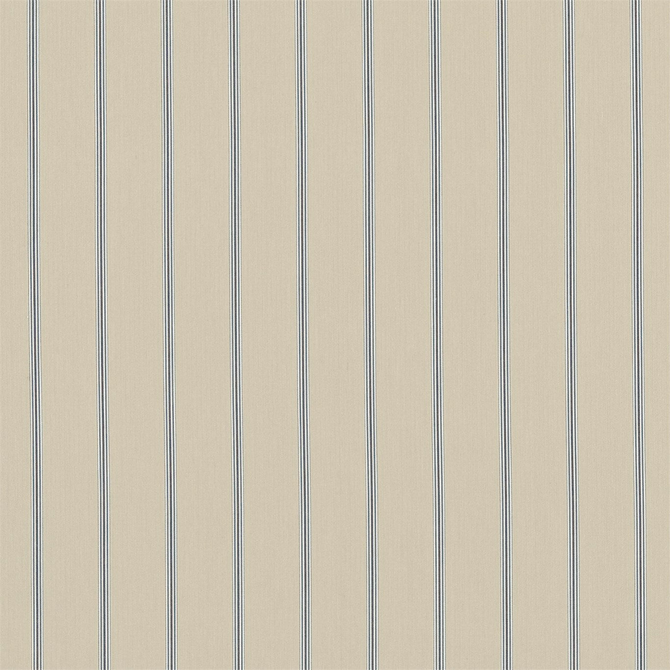 SANDERSON Annis Fabric Stripes Biscuit,Indigo - DCST232648