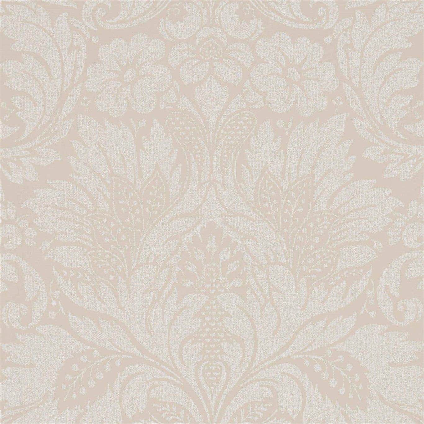 SANDERSON Kent Wallpaper Damasks Linen Rotary Printed Wallpaper - DDAM216391