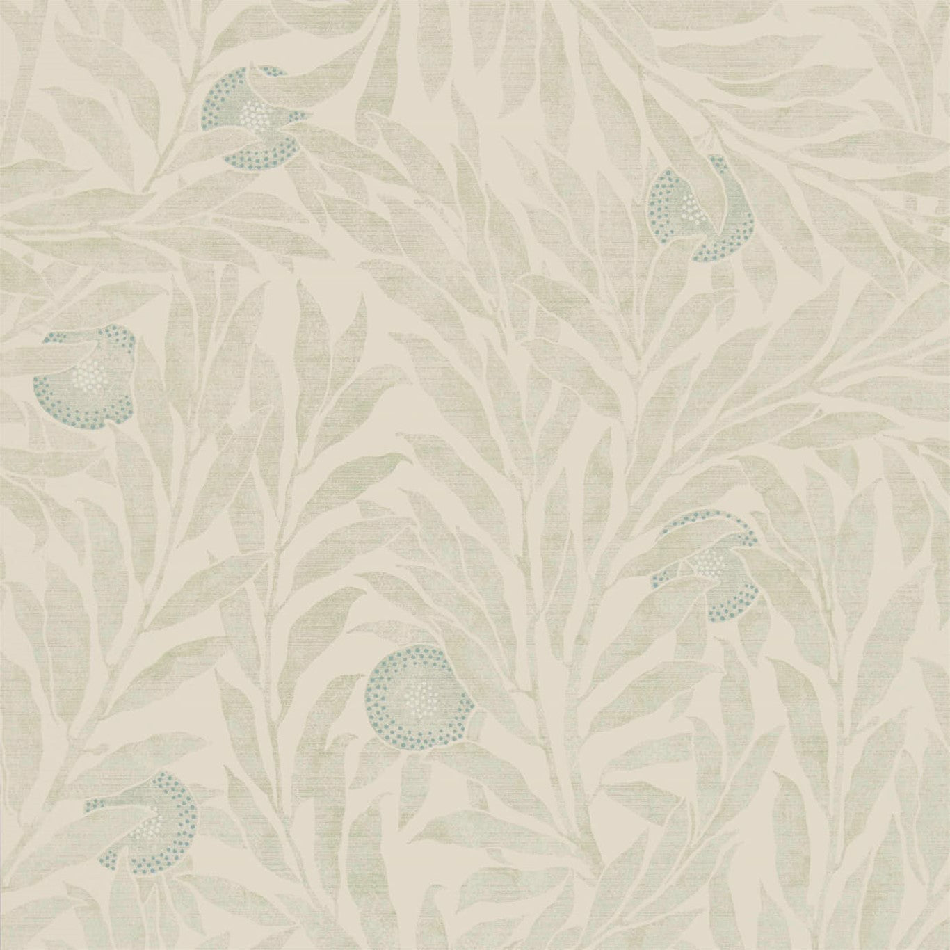 SANDERSON Orange Tree Wallpaper Leaves , Trees Willow Rotary Printed Wallpaper - DDAM216402