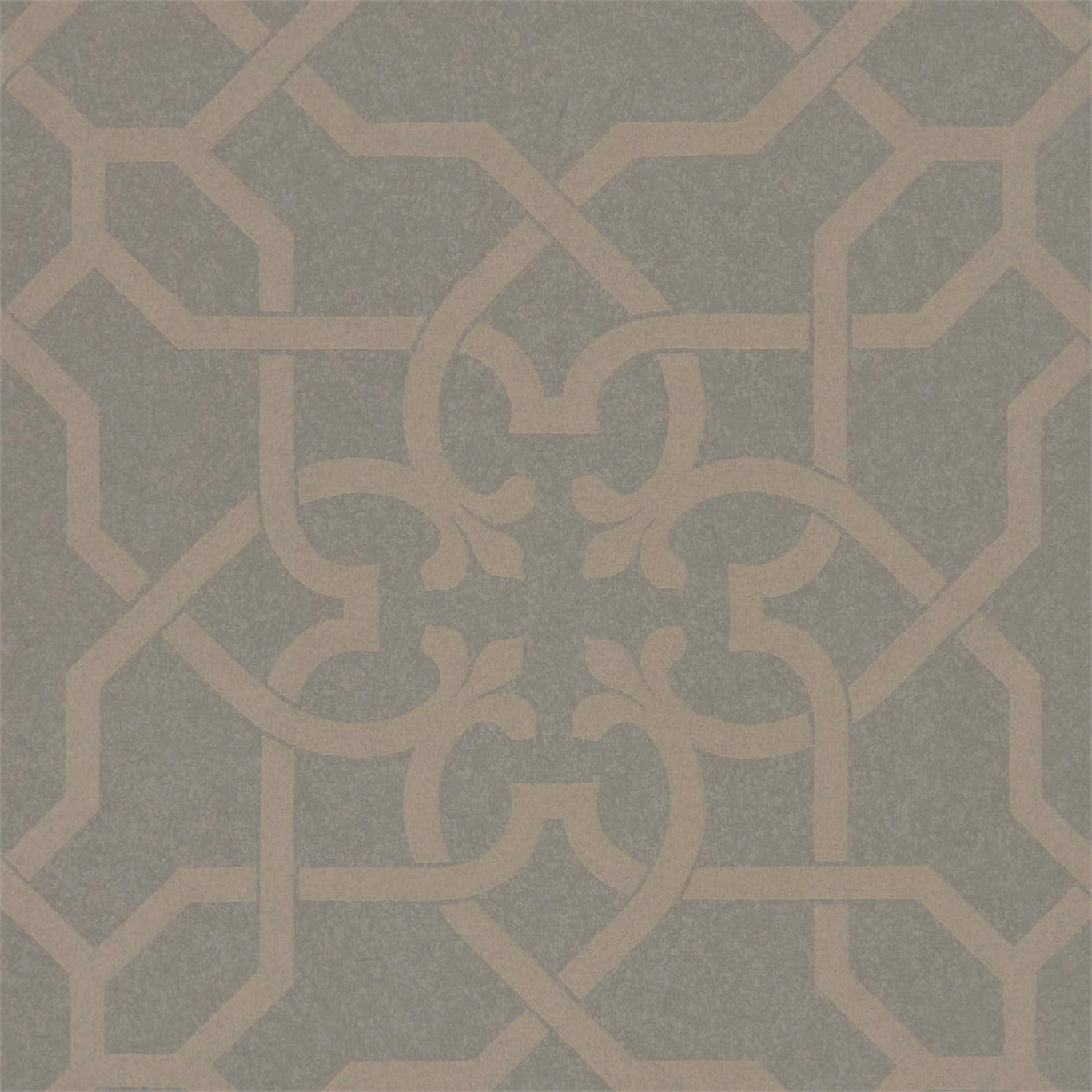 SANDERSON Mawton Wallpaper Geometric Charcoal,Gilver Flexo-Printed Wallpaper - DDAM216419