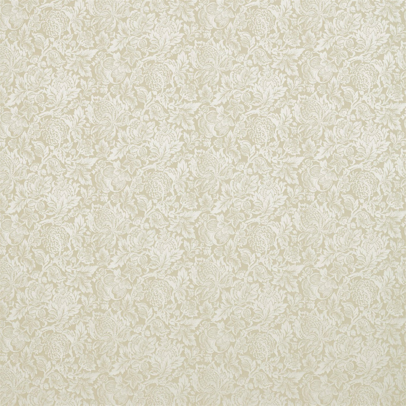 SANDERSON OUTLET Thackeray Fabric Classic Floral Sepia - DDAM236475
