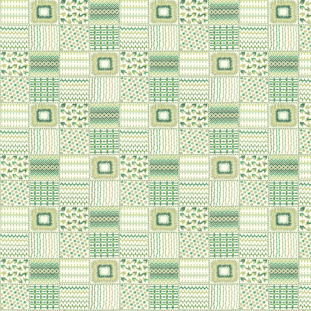 STOUT TEXTILES MULTIPURPOSE,EMBROIDERIES TRADITIONAL, PLAID/CHECK APPLE,SEEDLING,SPRING - DEAC-1