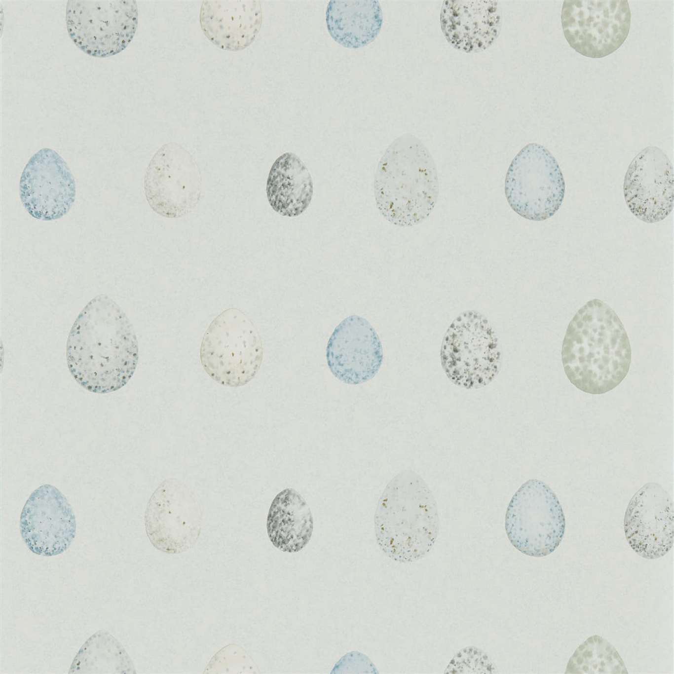 SANDERSON Nest Egg Wallpaper Other Marine Aqua Gravure Printed Wallpaper - DEBB216504