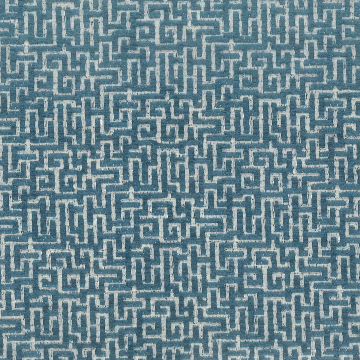 STOUT TEXTILES UPHOLSTERY,CHENILLE TRANSITIONAL,, GEOMETRIC NORSE,TEAL - DEDI-2