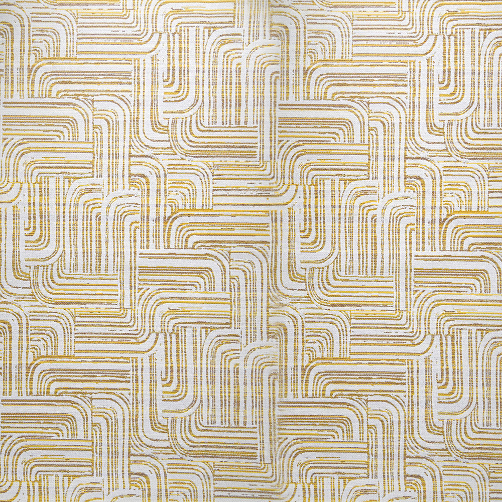 NICHOLASJOHN INC NJ-CHARLOTTE Honey Geometric,Contemporary Fabric - NJ25-796