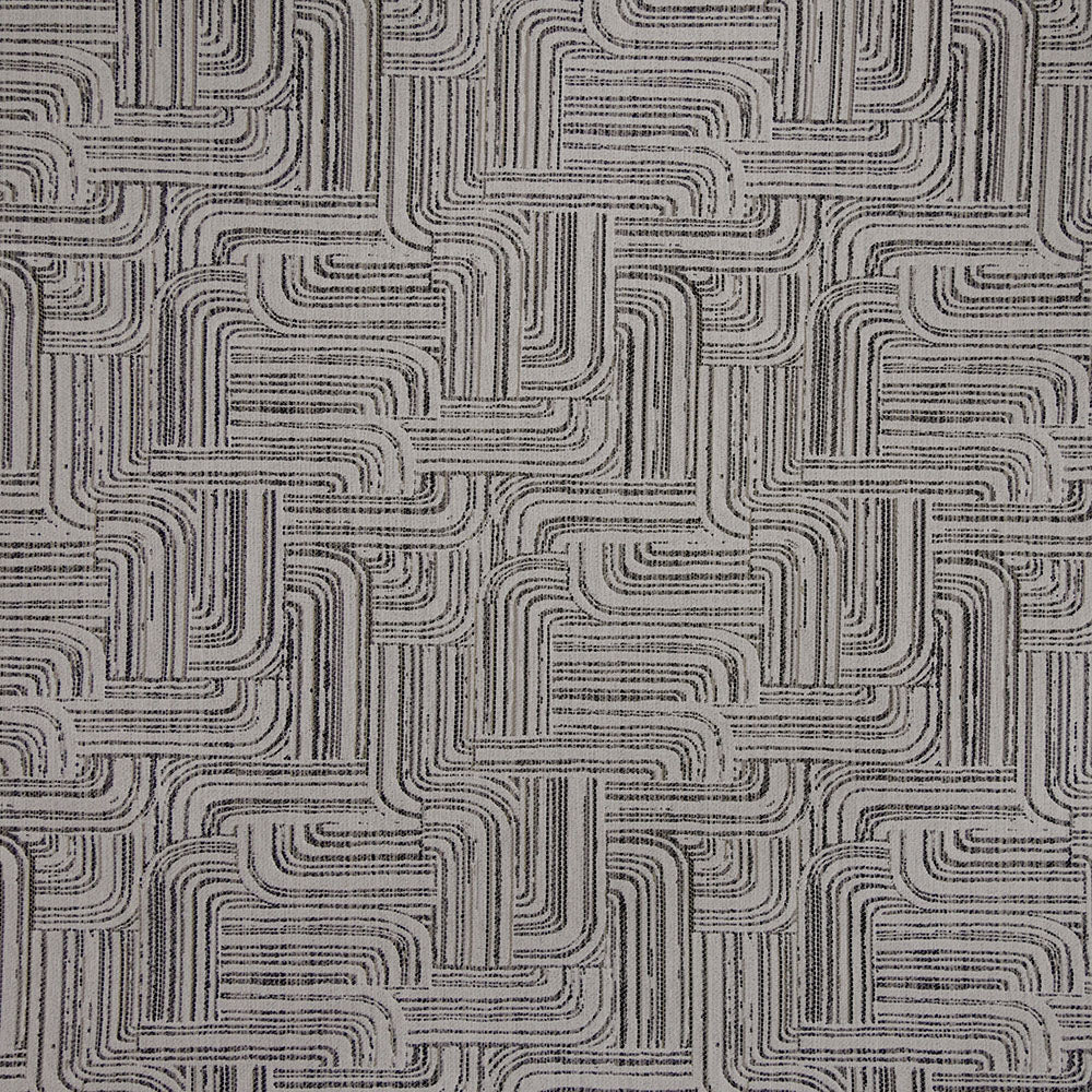 NICHOLASJOHN INC NJ-CHARLOTTE Iron Ore Geometric,Contemporary Fabric - NJ25-797