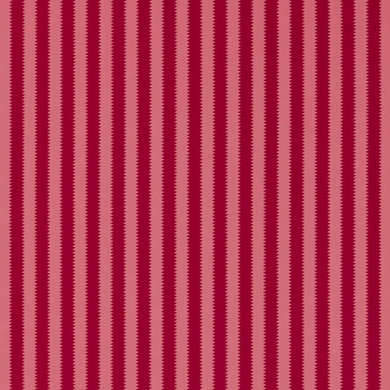 SANDERSON Regency Aperigon Fabric Stripes Carmine,Raspberry - DGDF237400