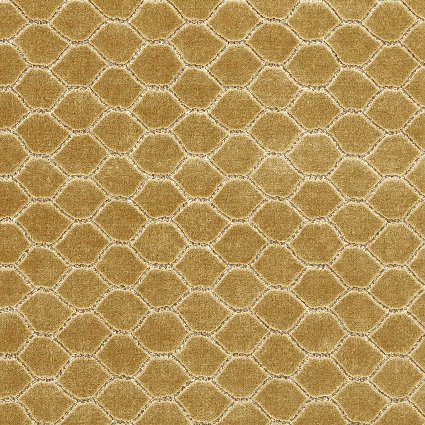 SANDERSON Faraday Velvet Fabric Geometric Celadon - DGDV237407
