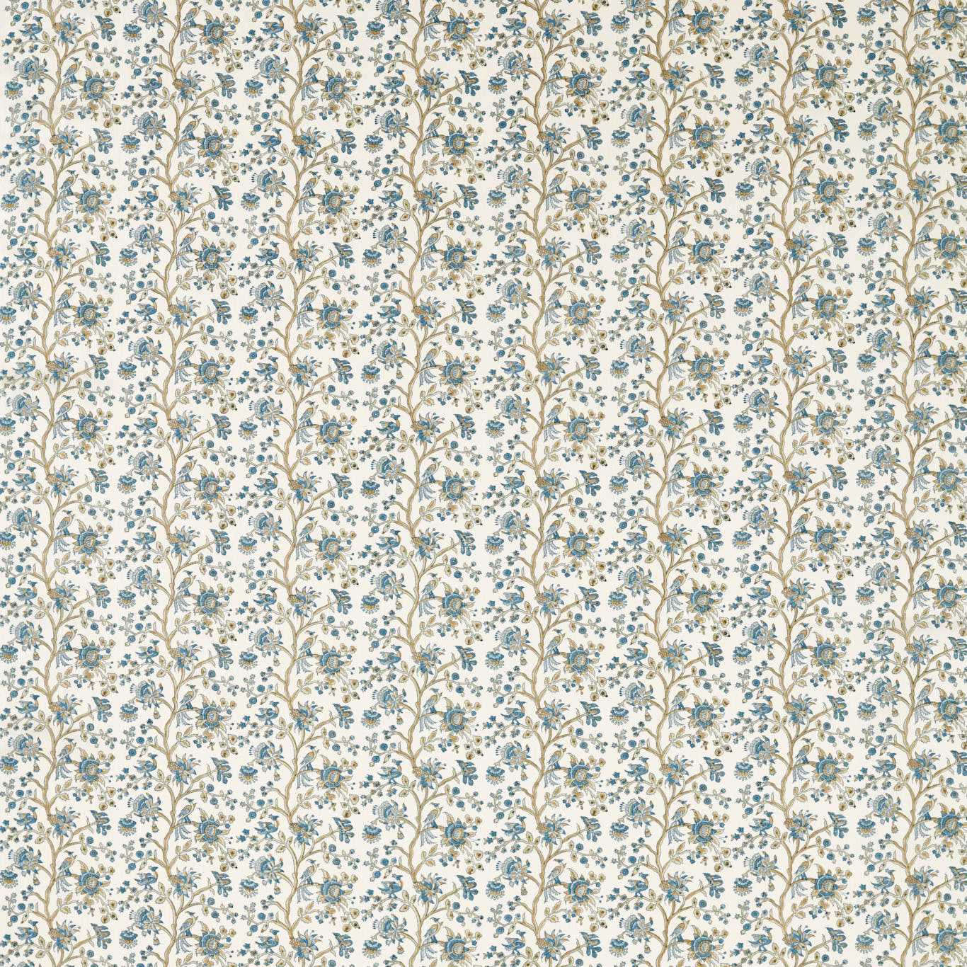 SANDERSON Azalea Walk Fabric Classic Floral Wedgwood - DHIF227332