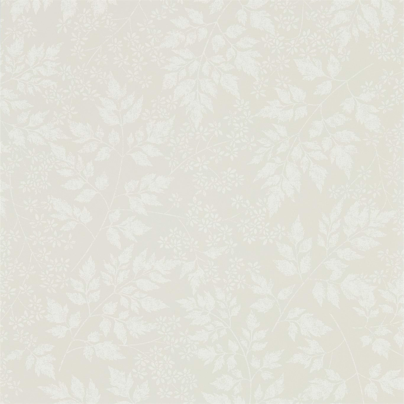 SANDERSON Spring Leaves Wallpaper Leaves , Trees Flint Flexo-Printed Wallpaper - DHPO216371