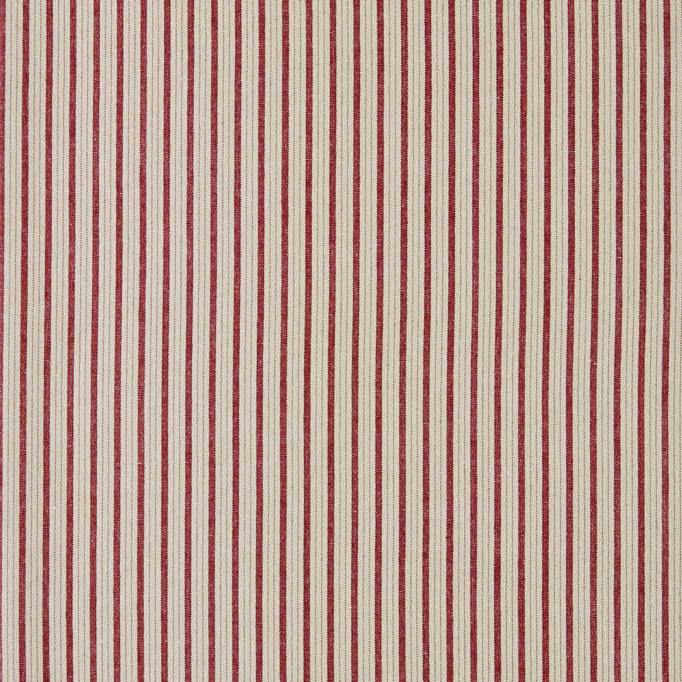 SANDERSON Tetbury Stripe Fabric Stripes Russet Madder - DHPS237626