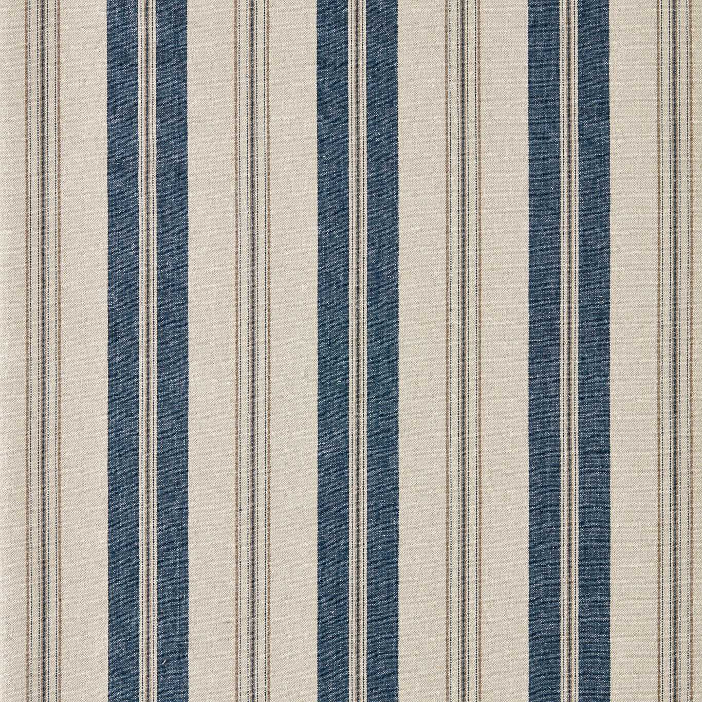 SANDERSON Highgrove Stripe Fabric Stripes Jodhpur Blue - DHPS237631