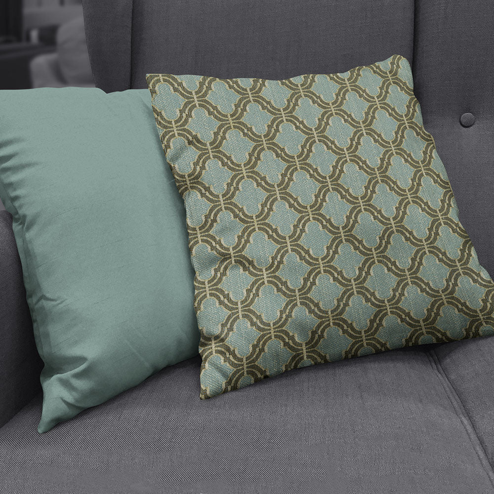 NICHOLASJOHN INC NJ-HISTORIC Mist Geometric,Traditional Fabric - NJ25-827