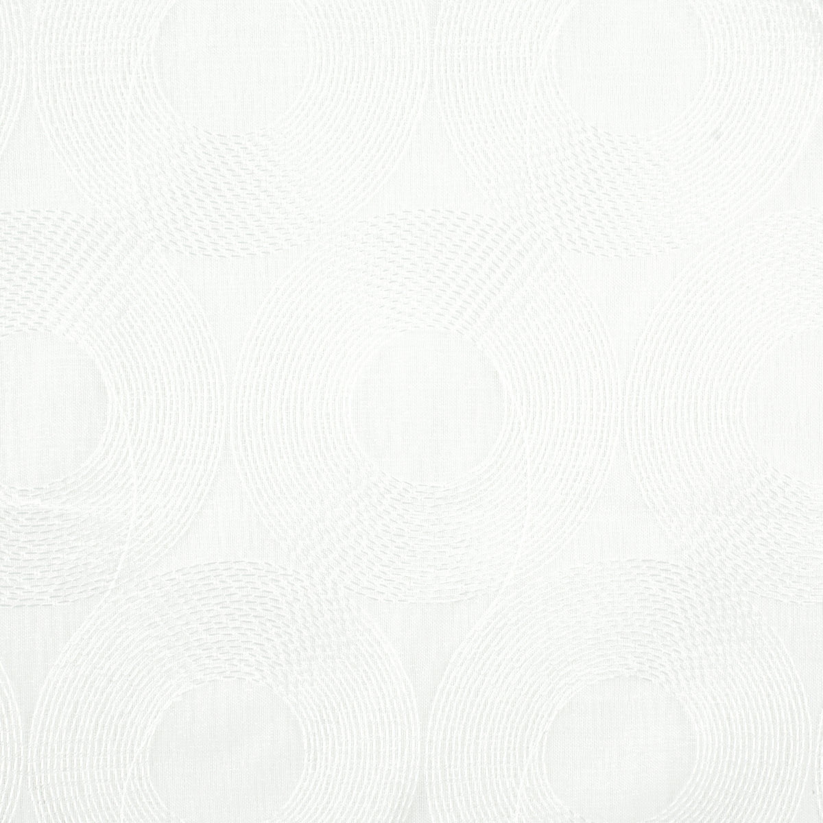 STOUT TEXTILES DRAPERY,EMBROIDERIES TRANSITIONAL,, CIRCLE BLEACH,SALT,SNOW,WHITE - DIPL-4