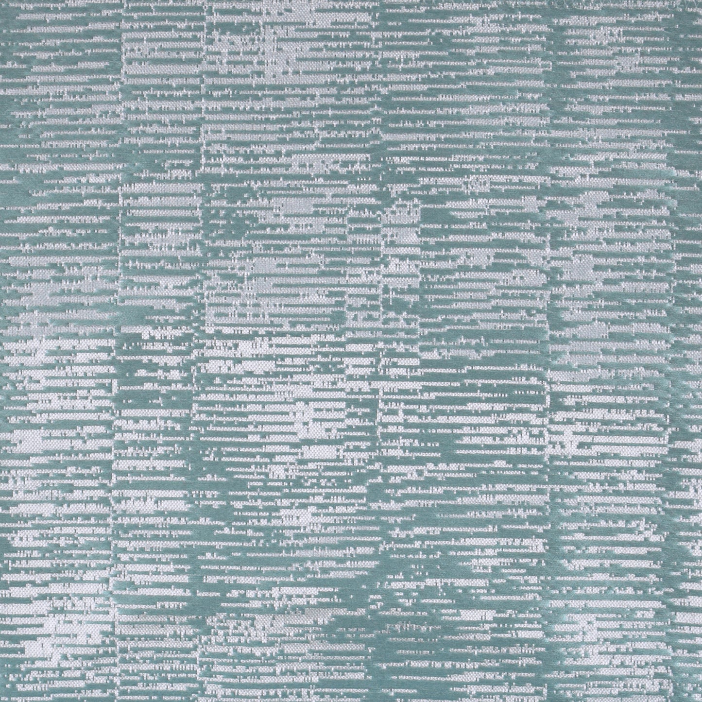 Blue geometric stripe jacquard fabric with a textured weave; transitional, contemporary style.