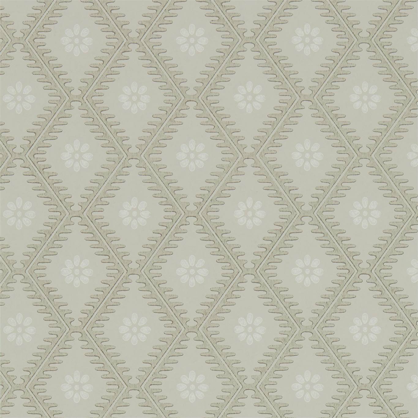 SANDERSON Witney Daisy Wallpaper Geometric Birch Surface- Printed Wallpaper - DLMW216874