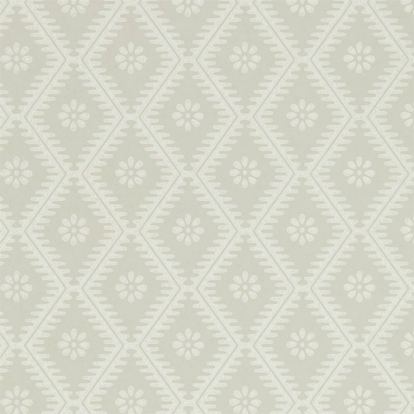SANDERSON Witney Daisy Wallpaper Geometric Linen Surface- Printed Wallpaper - DLMW216875