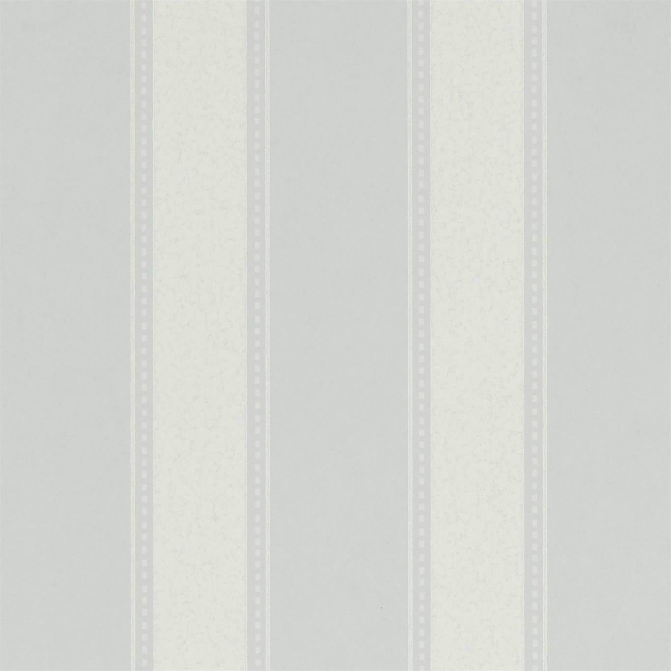 SANDERSON Sonning Stripe Wallpaper Stripes Powder Blue Surflex-Printed Wallpaper - DLMW216888