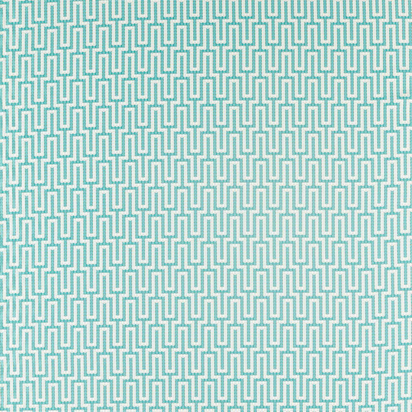 SANDERSON Linnean Fabric Geometric Tropical Palm - DLNC236786