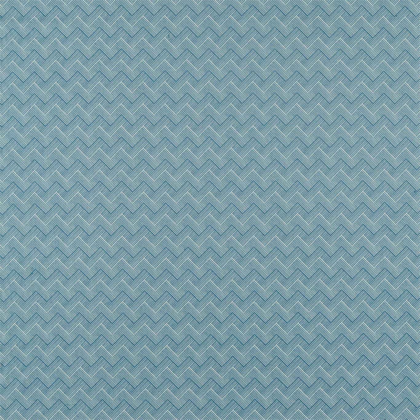 SANDERSON Nelson Fabric Abstract , Graphic Marine - DLNC236798