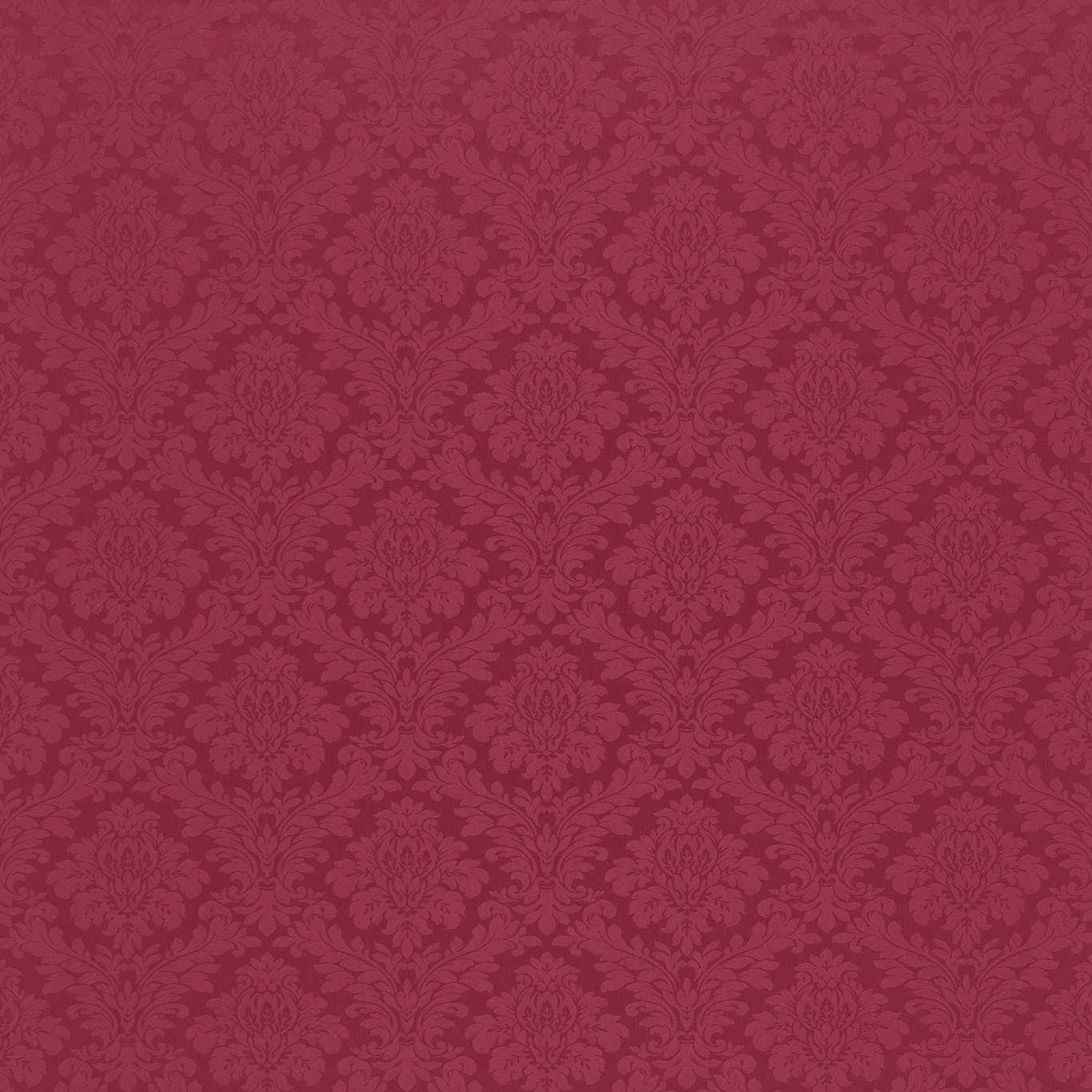 SANDERSON Lymington Damask Fabric Damasks Redcurrant - DLYM232608