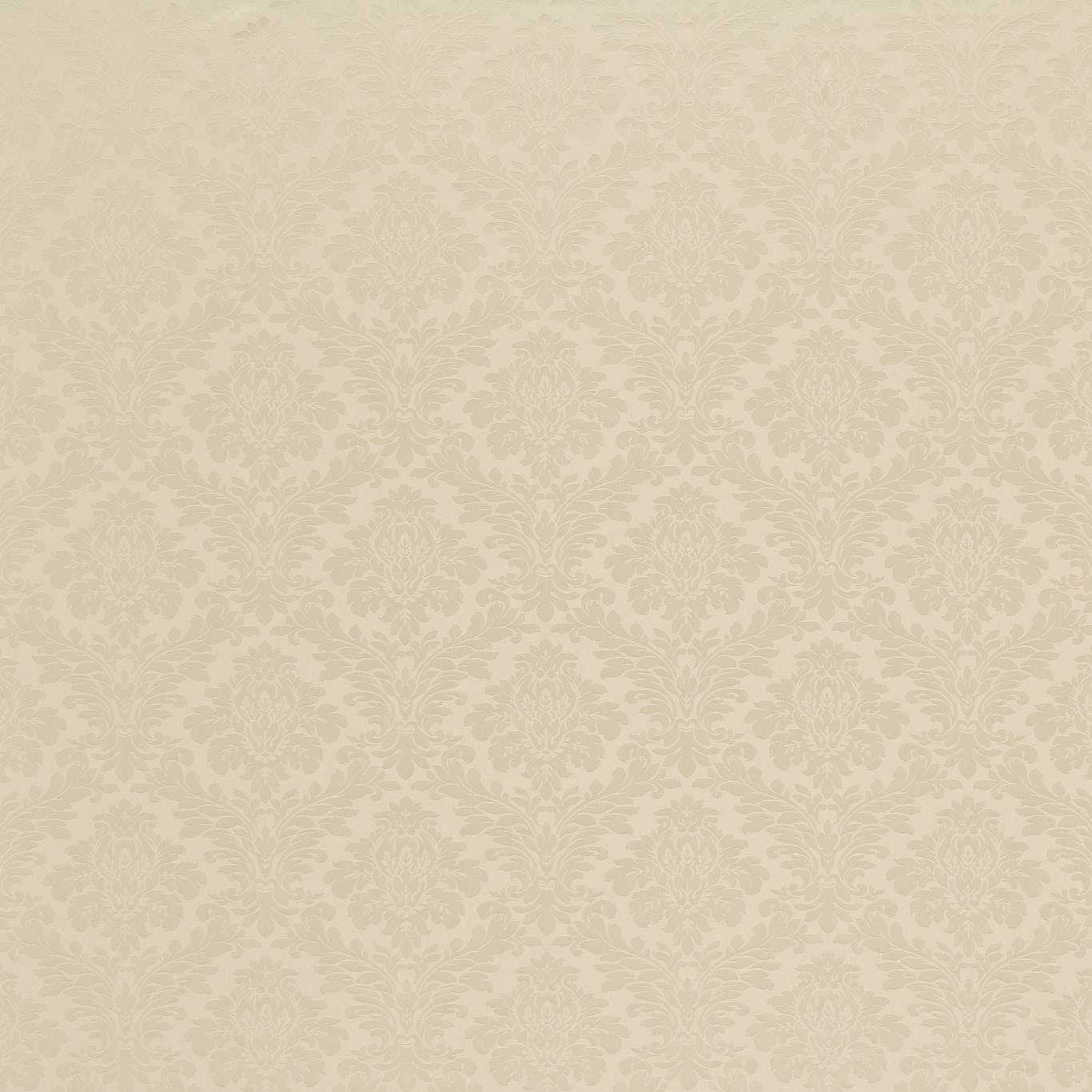 SANDERSON Lymington Damask Fabric Damasks Pale Linen - DLYM232609