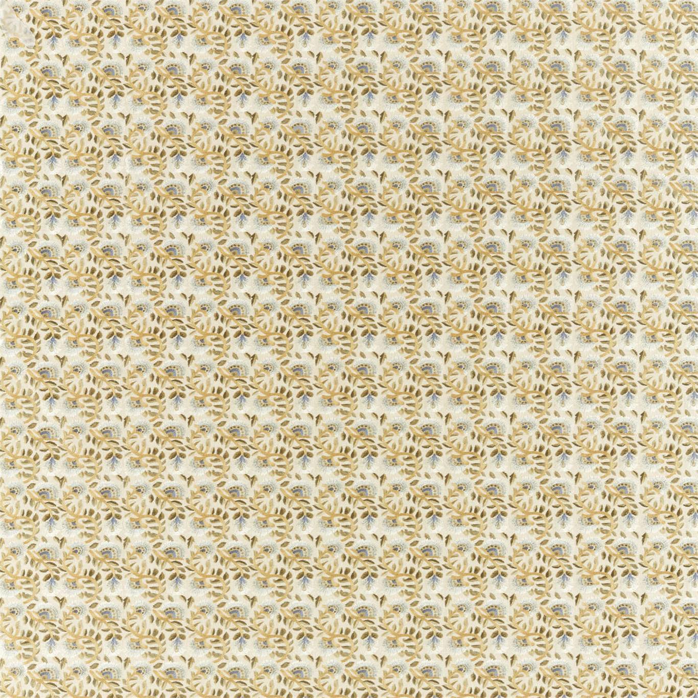 MORRIS & CO Wardle Embroidery Fabric Classic Floral Bayleaf , Manilla - DM5F236820