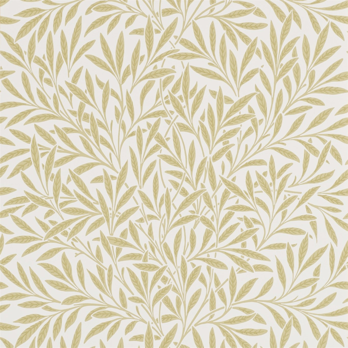 MORRIS & CO Willow Wallpaper Leaves , Trees Camomile Surflex-Printed Wallpaper - DM6P210384