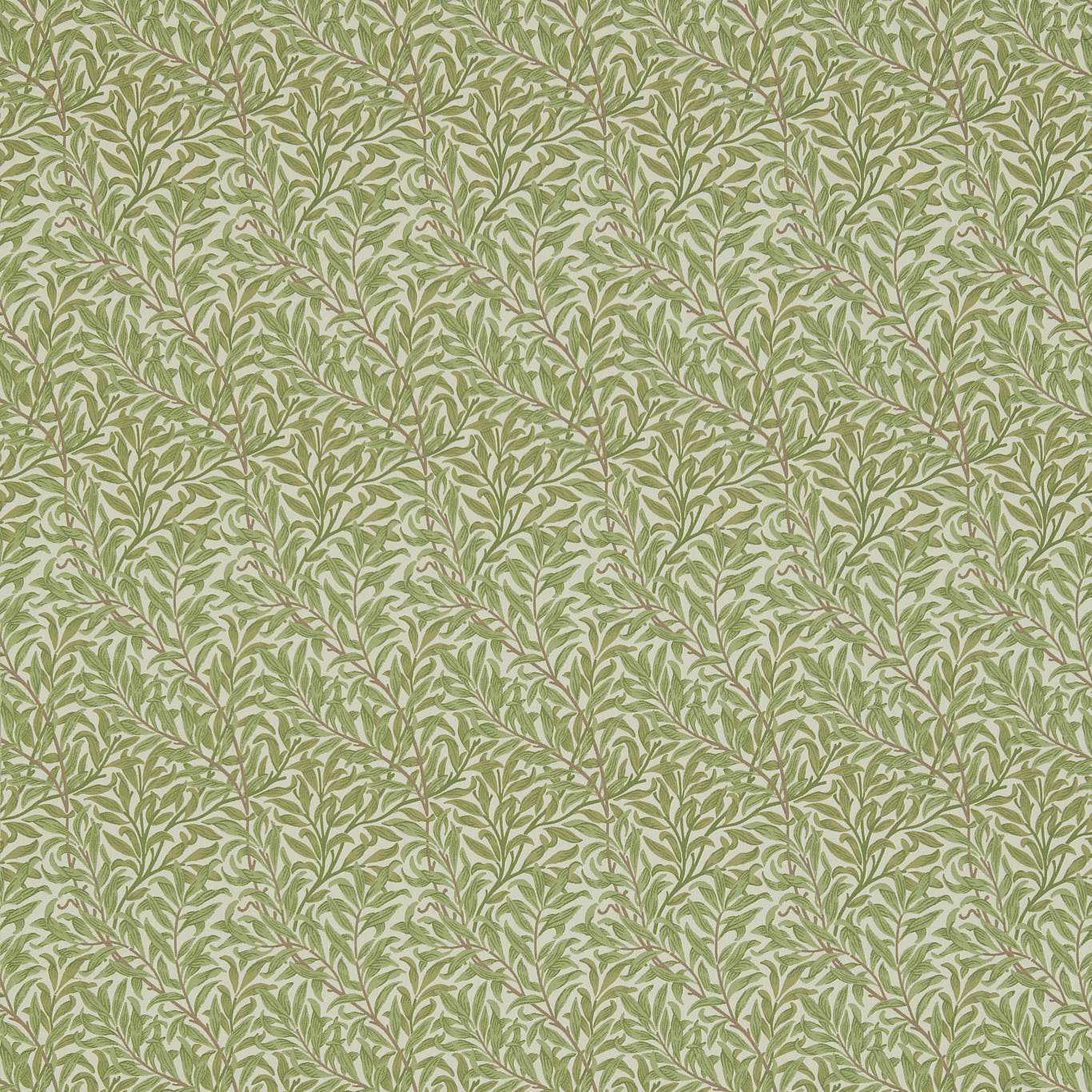MORRIS & CO Willow Bough Fabric Leaves , Trees Artichoke,Olive - DM6W230290