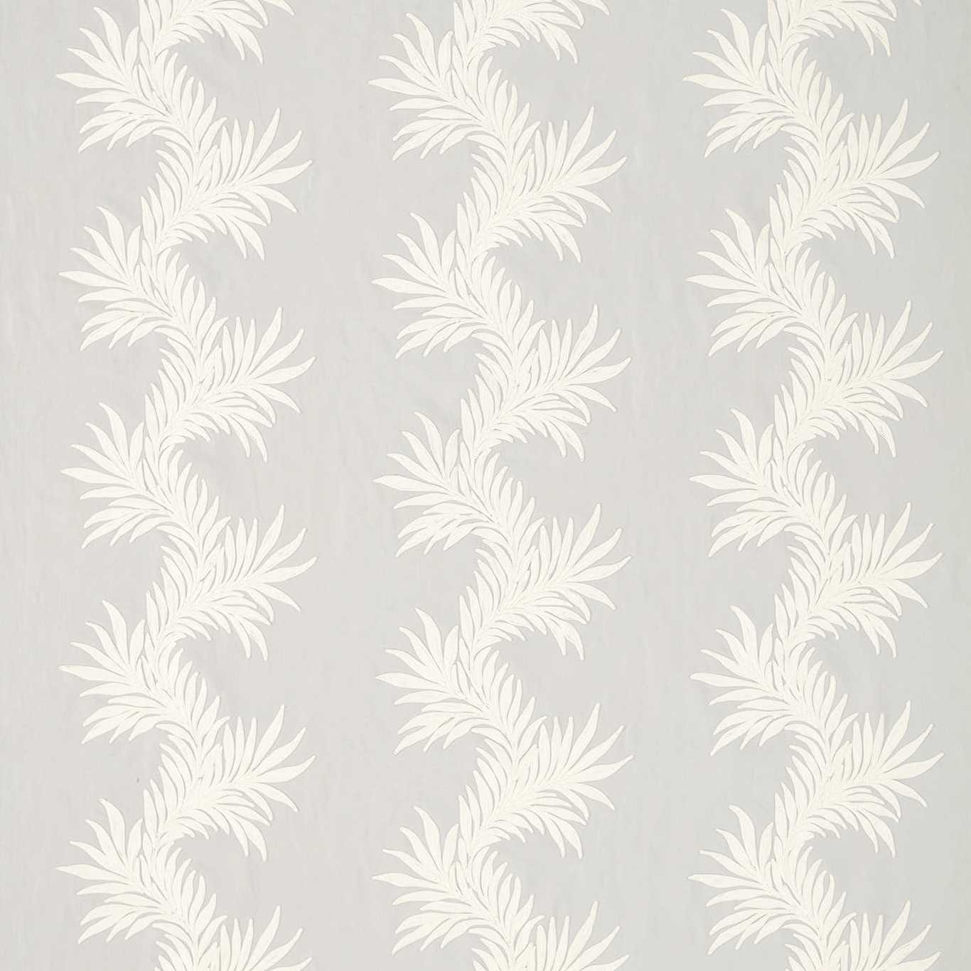 MORRIS & CO Pure Marigold Trail Embroidery Fabric Leaves , Trees Lightish Grey - DMPN236630