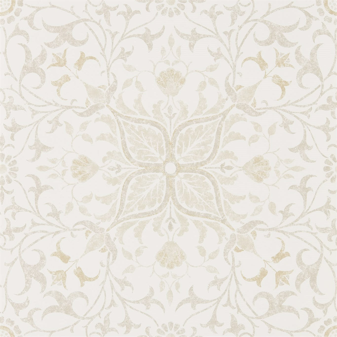 MORRIS & CO Pure Net Ceiling Wallpaper Other Ecru,Linen Gravure Printed Wallpaper - DMPU216039