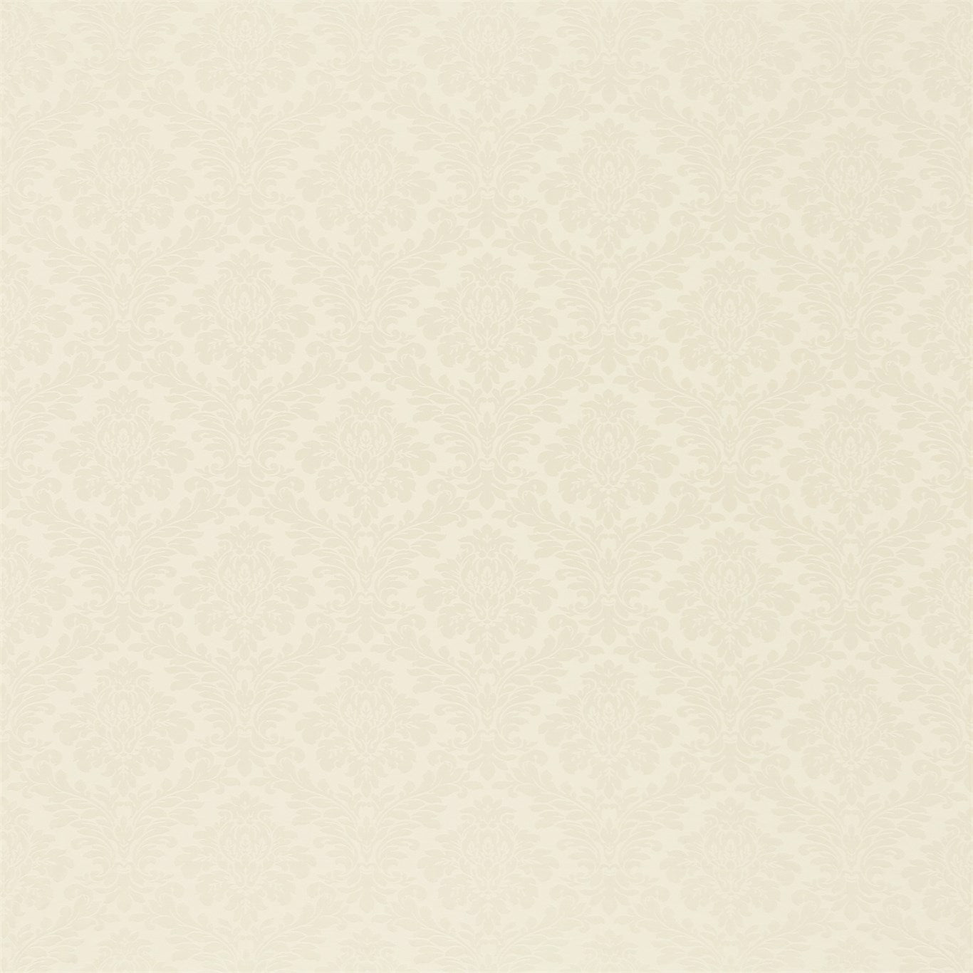 SANDERSON Lymington Damask Fabric Damasks Ecru - DNLMLD302