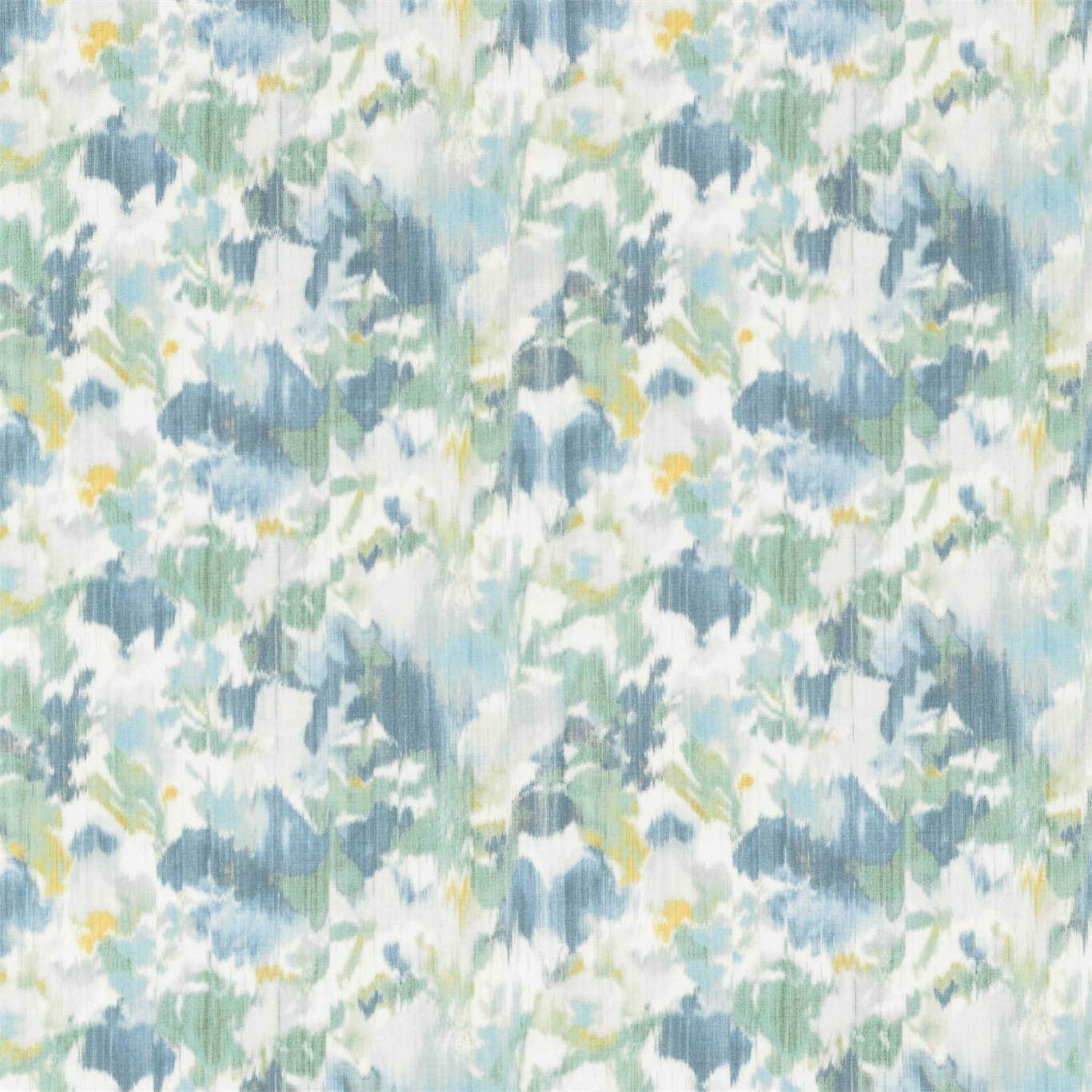 SANDERSON Poet`s Garden Fabric Contemporary, Floral Teal,Indigo - DNTF226756