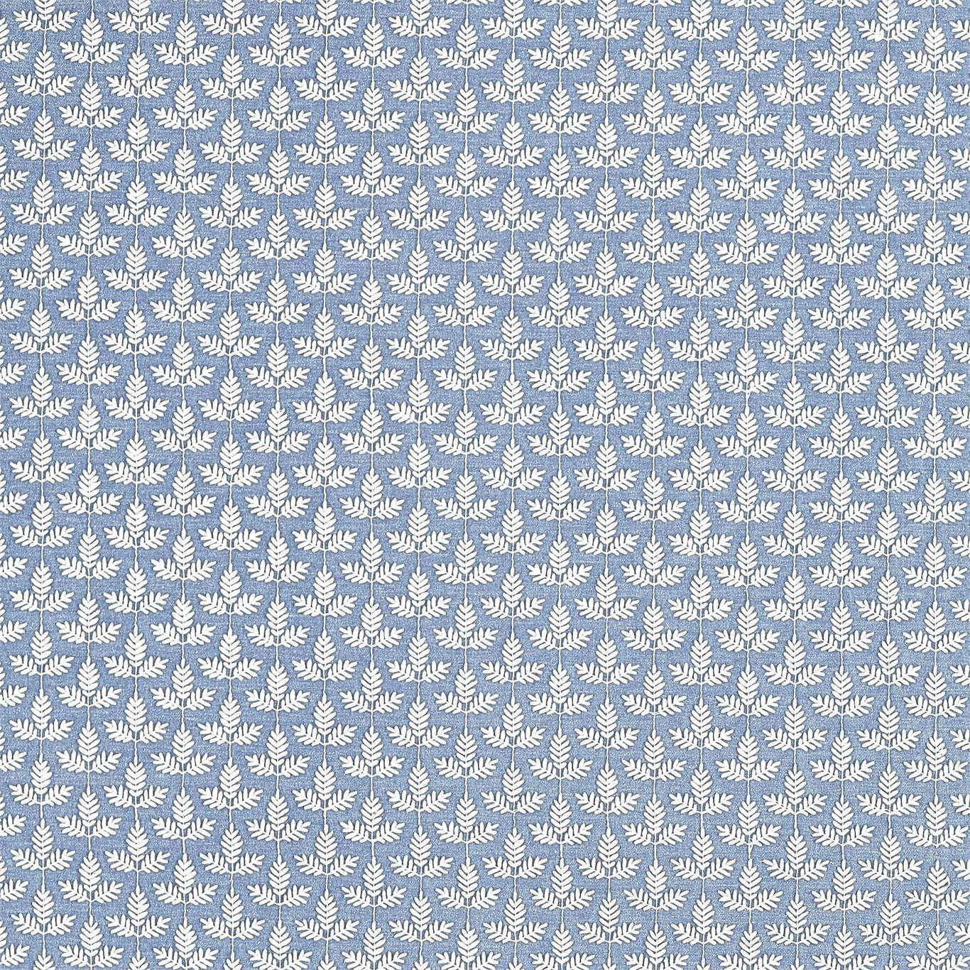 SANDERSON Felix Fabric Leaves , Trees Blueberry - DNTF237193