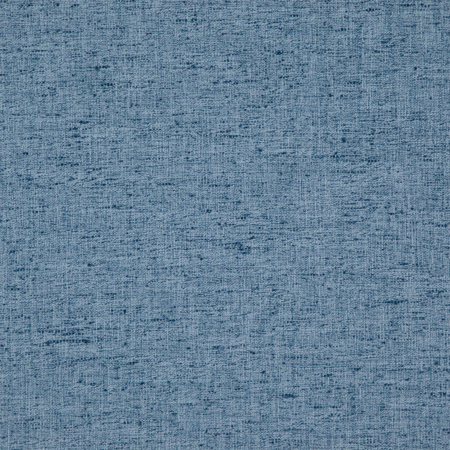 Blue linen-texture fabric with a plain weave; suitable for upholstery or home decor.