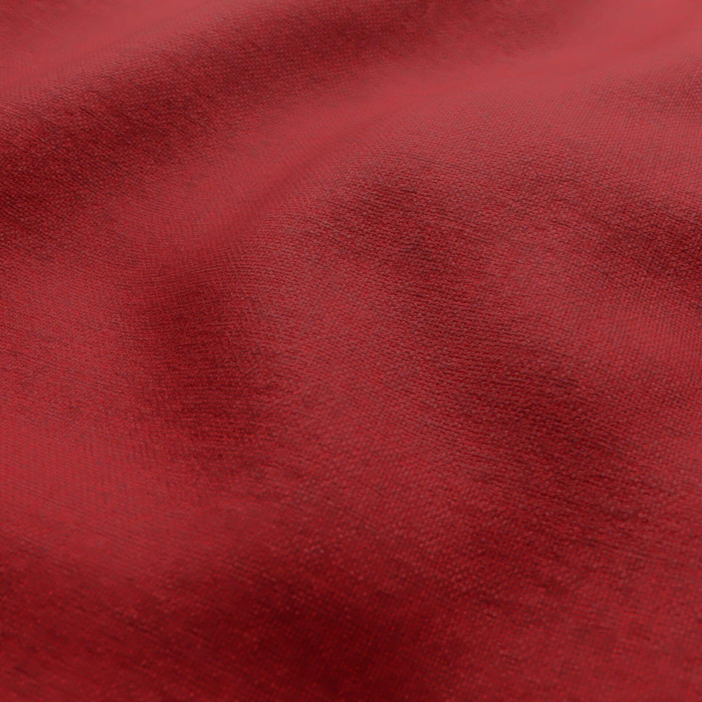 JF Fabrics FibreGuard DRAKE 45 Fabric Basketweave, Plain Red Chenille, Woven - 9505645 J9511