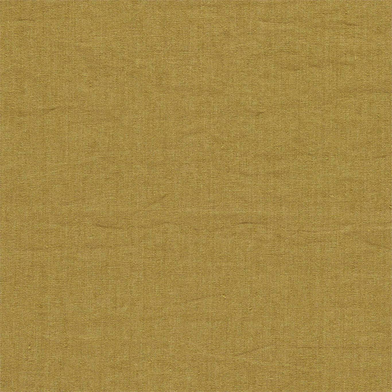 SANDERSON Rue Linen Fabric Plains , Textures Saffron - DRLC237049
